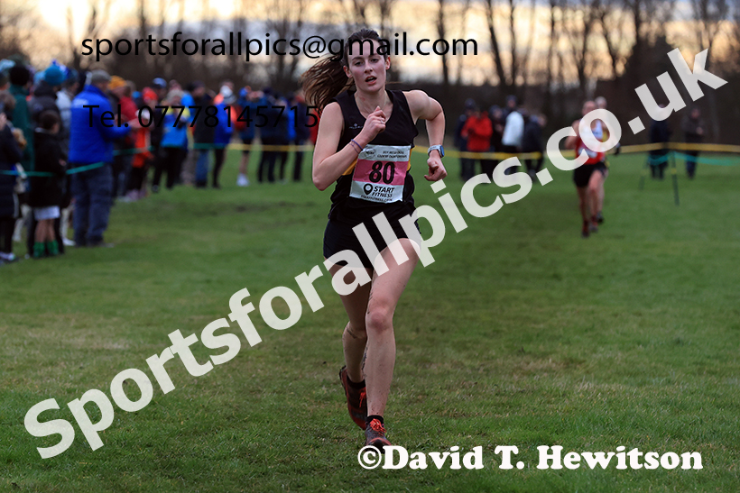 Senior womens 2024 NECAA Cross Country Champs., Temple Park, South Shields. Photo: David T. Hewitson/Sports for All Pics